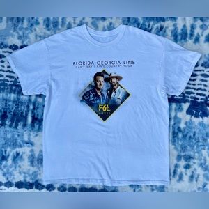 Florida Georgia Line Can’t Say I Ain’t Country Tour T- shirt XL